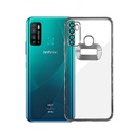 Infinix Hot 9/Spark 5 Pro/Camon 15 CD Chrome Back Case (Silver)