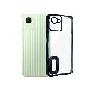 Oppo Realme C30 CD Chrome Back Case (Black)