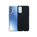 Oppo Reno 4 Matte Soft Silicone Paper Case (Black)