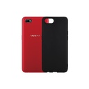 Oppo A1K/Realme C2 Matt Soft Silicone Paper Case (Black)