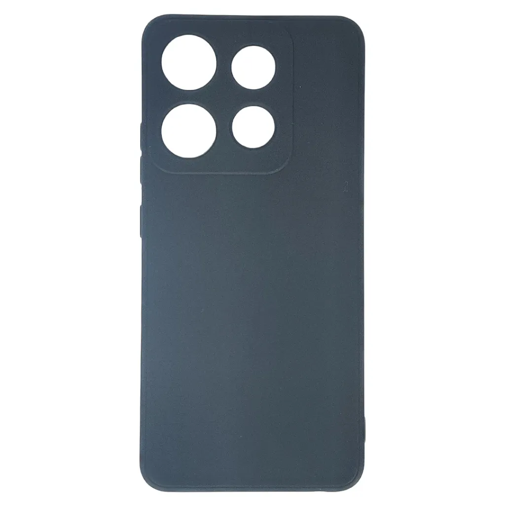 [PO4BISMRT7-4-2] Infinix Smart 7/7Hd/Spark Go 2023/Pop 7/Pop 7 Pro Matte Soft Silicone Paper Case (Black)