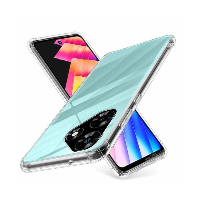 [PO7BIHOT30-3] Infinix Hot 30 Dust Plug Transparent Back Case