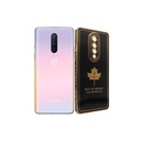 One Plus 8 Leaf Gold Chrome Back Case (Black)