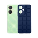 Vivo Y27 Silicone Puffer Back Cover - Blue