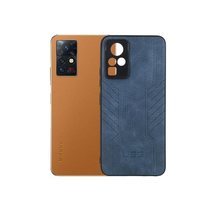 Infinix Zero X/Zero X Pro Leather Back Case (Grey)