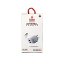 Cherry CG-109 Universal Dual Port 18W Charger with Micro Cable