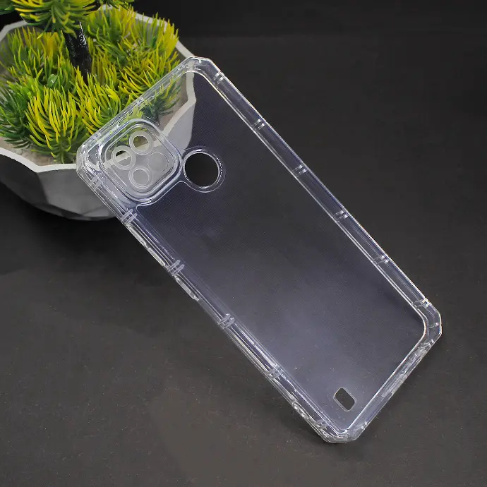 Oppo Realme C21 2mm Four Sided Airbag Transparent Back Case