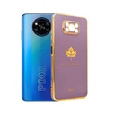Xiaomi Poco X3/X3 Nfc/X3 Pro Leaf Gold Chrome Back Case (Light Purple)