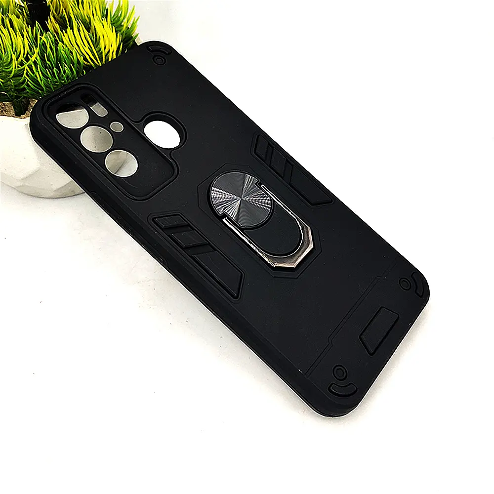 Tecno Pova Neo Armour Back Case (Black)