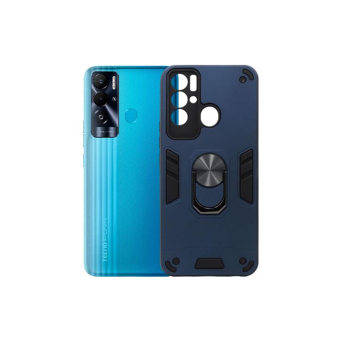 Tecno Pova Neo Armor Back Case (Navy Blue)