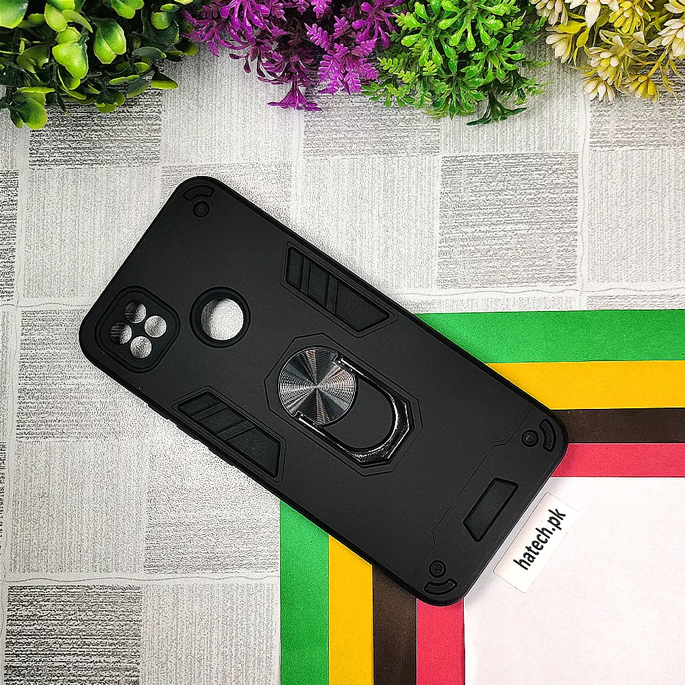 Redmi 10A/9C Armor Back Case (Black)