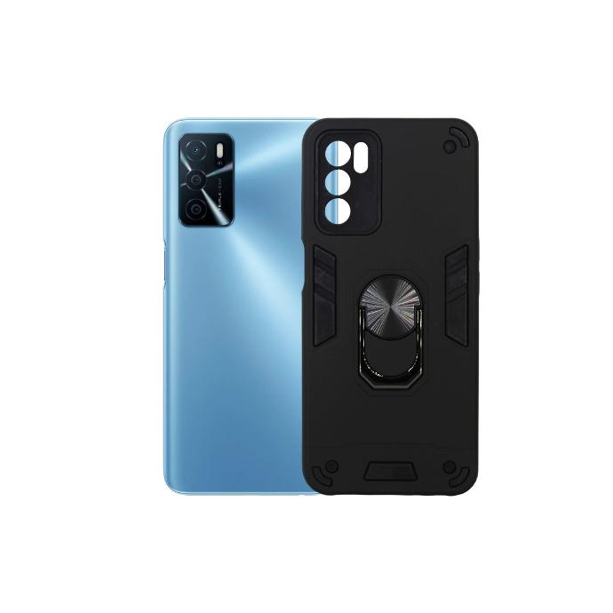 Oppo A16 Armour Back Case (Black)