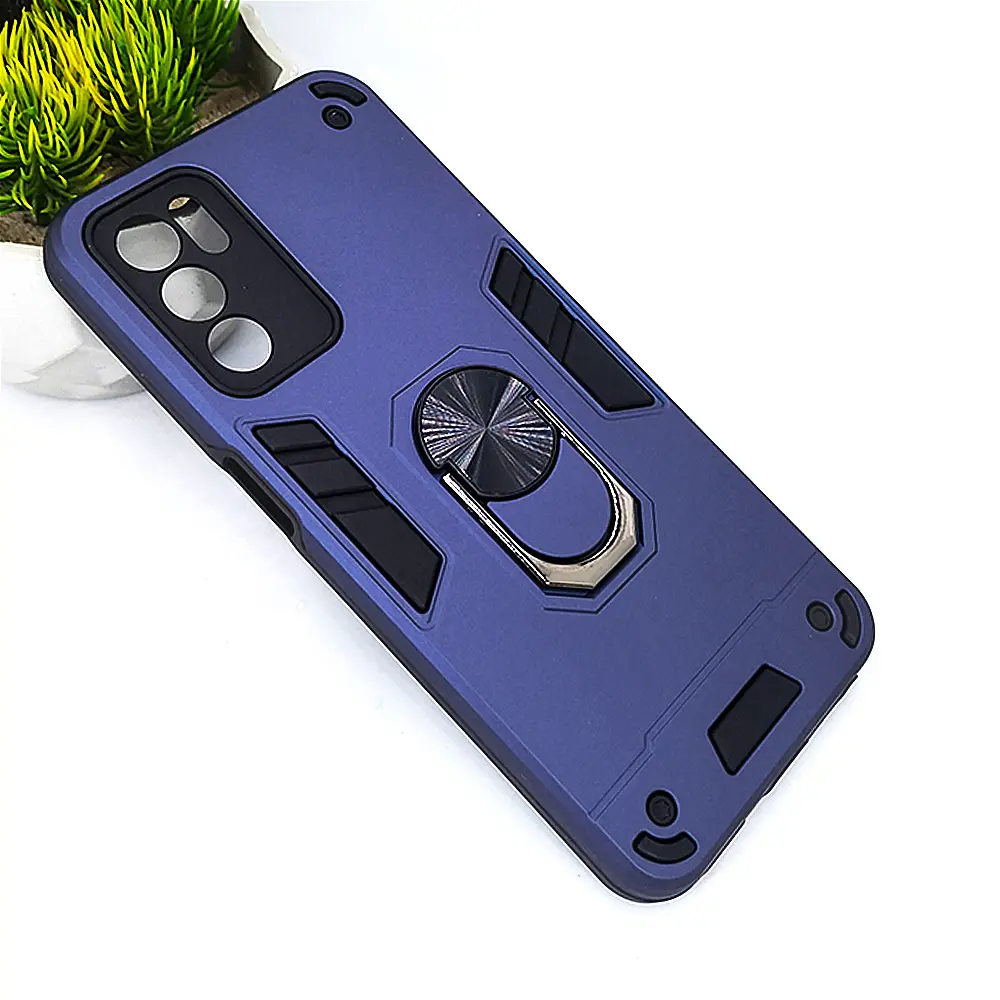 Oppo A16 Armour Back Case (Navy Blue)