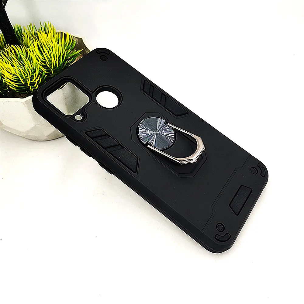 [PO39BORELMEC15-1-2] Oppo Realme C12/Realme C15 Armor Back Case (Black)