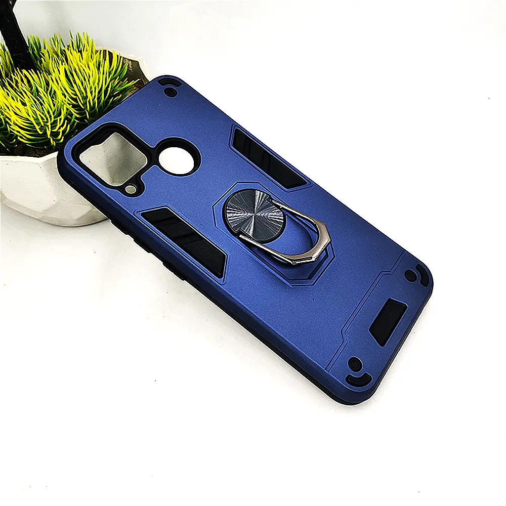 [PO39BORELMEC15-1-17] Oppo Realme C12/Realme C15 Armor Back Case (Navy Blue)