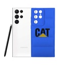 Samsung S22 Ultra Soft Silicone Case - Blue Puffer Design