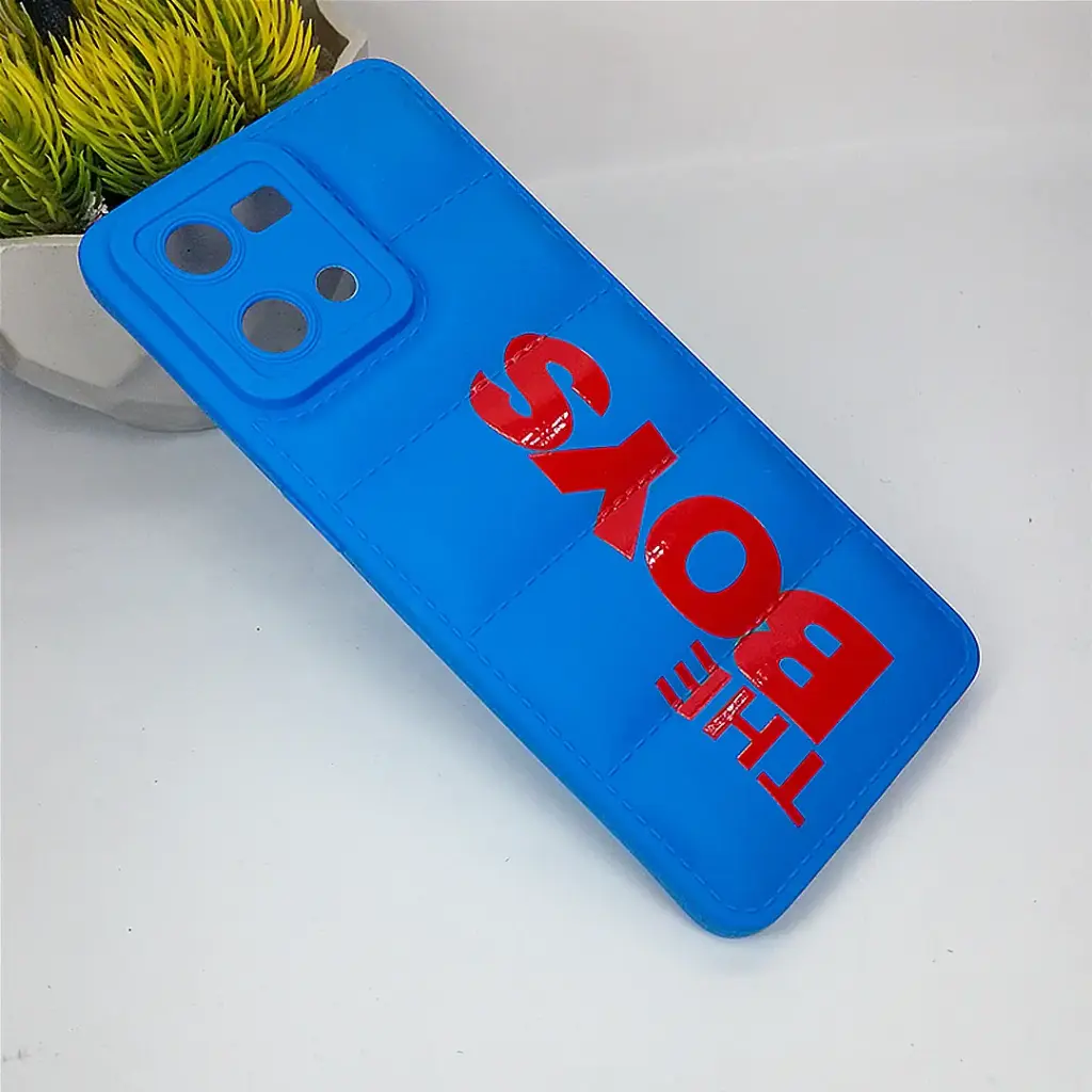 Blue Puffer Printed Soft Silicone Back Case for Oppo F21 Pro 4G