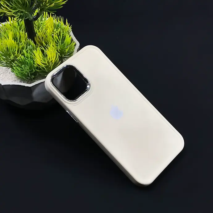 Air Skin Soft Silicone Back Case for iPhone 12 Pro - Logo Design