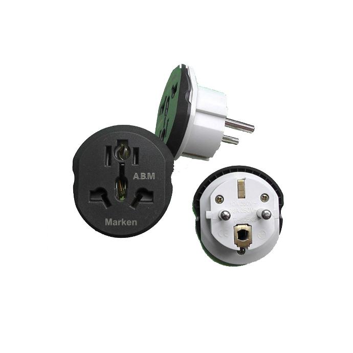 Merken Original 3-Pin to 2-Pin Socket Adapter - Reliable Power Connection
