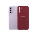 Samsung S21 FE Soft Silicone Back Case - Maroon Protection