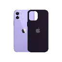 Iphone 12 Pro/Iphone 12 Original Official Soft Silky Case (Deep Purple)