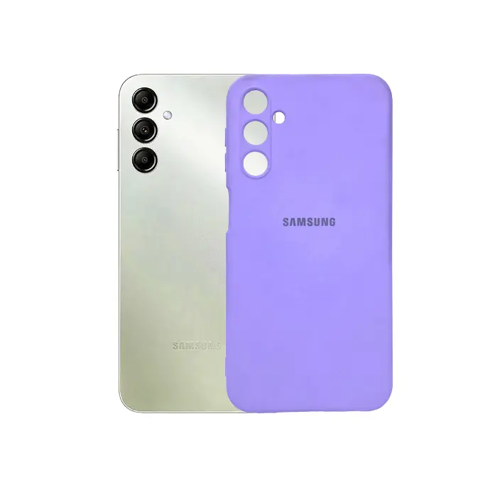 Samsung A24 Official Soft Silky Back Case (Light Purple)