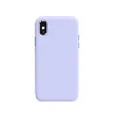 Iphone X/XS Official Soft Silky Case Mobile Pouch (Light Purple)