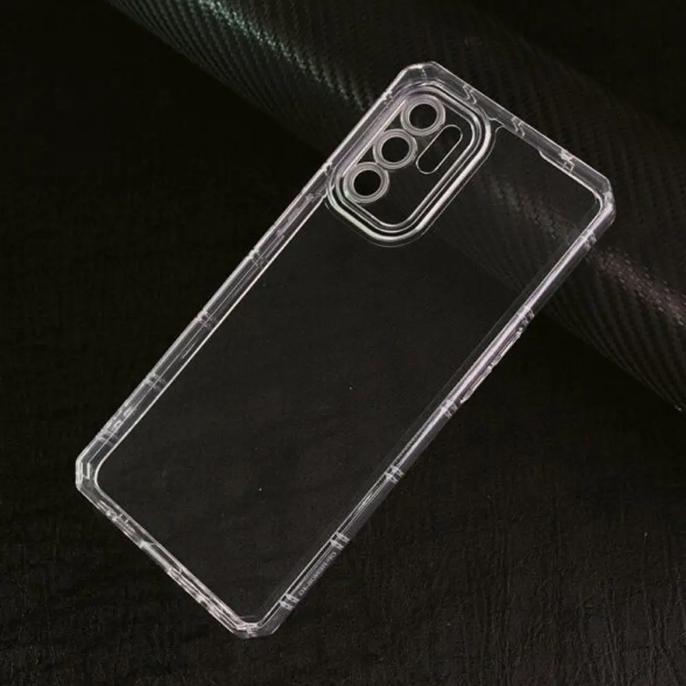 Oppo Reno 6 4G Dust Plug Transparent Back Case 