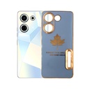 Tecno Camon 20 / 20 Pro Leaf Gold Chrome Case Sky Blue – Slim Cover