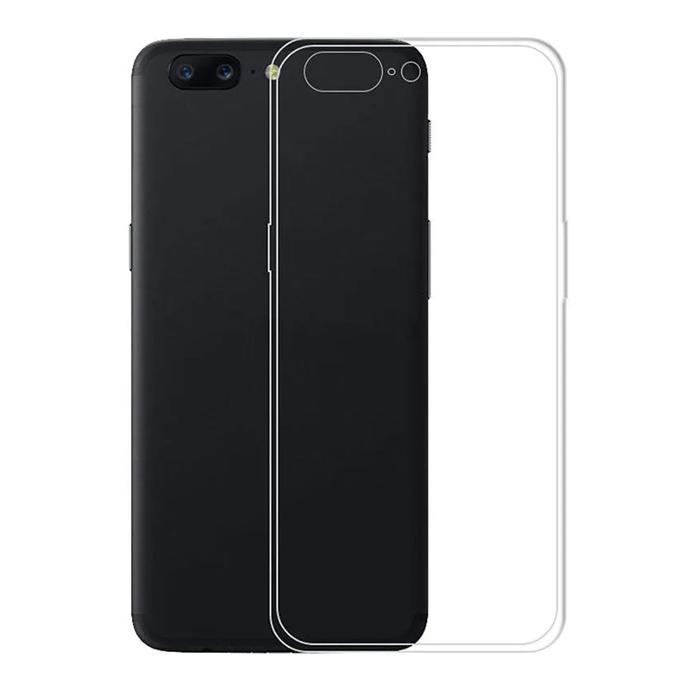OnePlus 5T Dust Plug Transparent Back Case