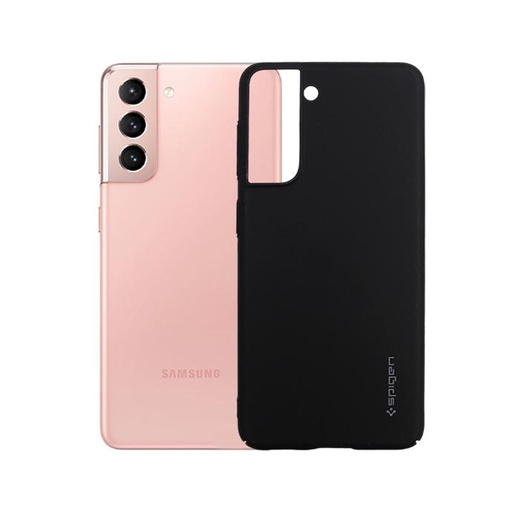 Samsung S21 5G Spigen Hard Paper Matte Back Case (Black)