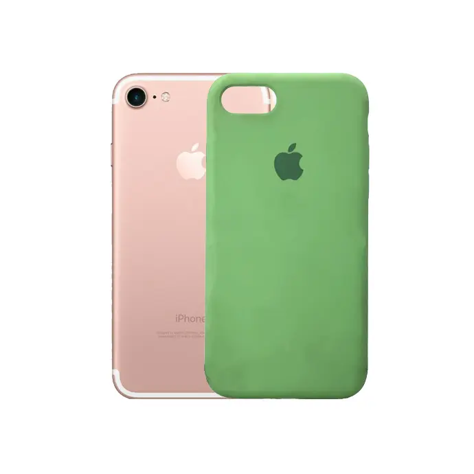 Iphone 7G Back Case Soft Silky Mobile Pouch (Light Green)
