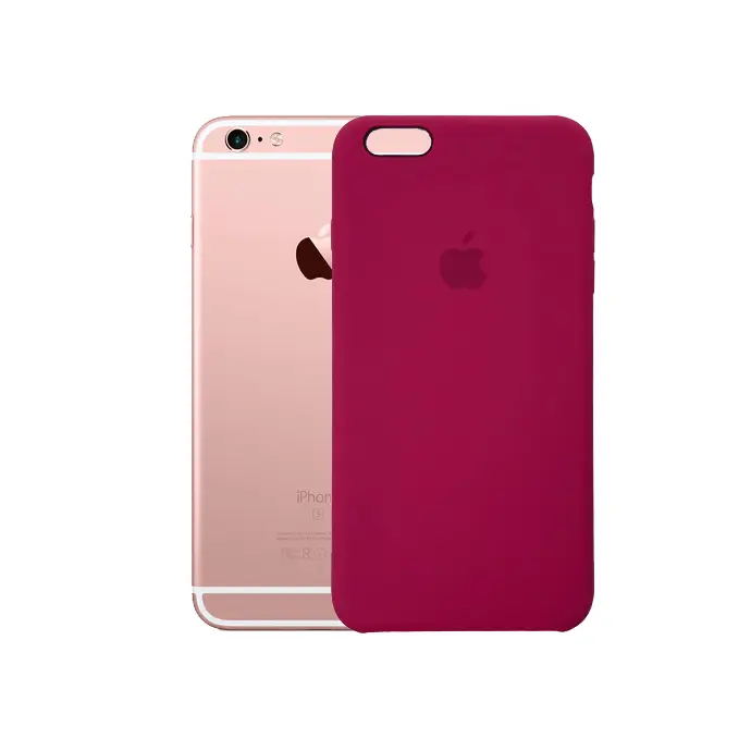 [PO23BIP6GPL-1-20] Iphone 6G Plus/6S Plus Official Soft Silky Back Case (Punch Pink)