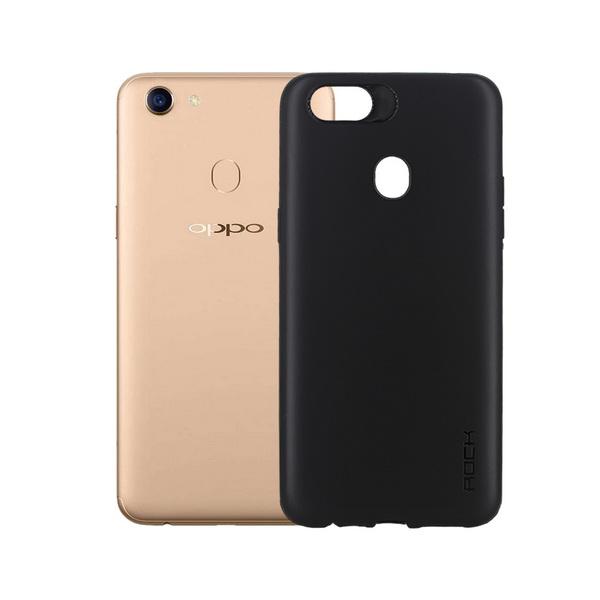 Oppo F5 Rock Soft Silicone Back Case (Black)