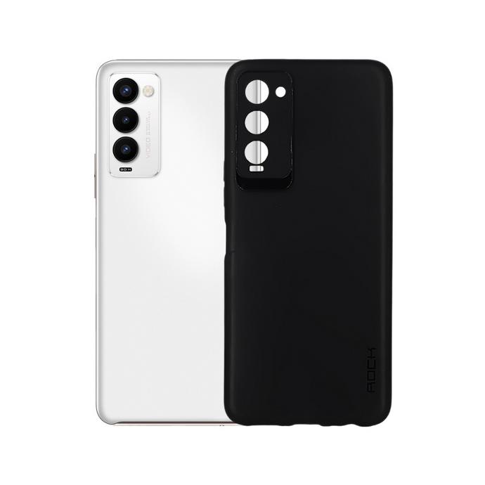 Tecno Camon 18T|Camon 18P Rock Soft Silicone Back Case (Black)