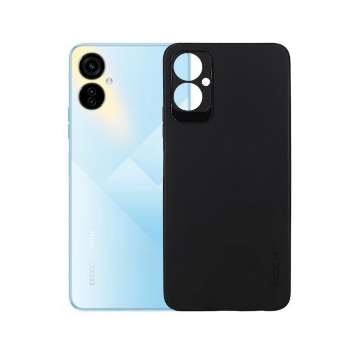 Oppo Realme 9 Pro Rock Soft Silicone Back Case - Sleek Black Design