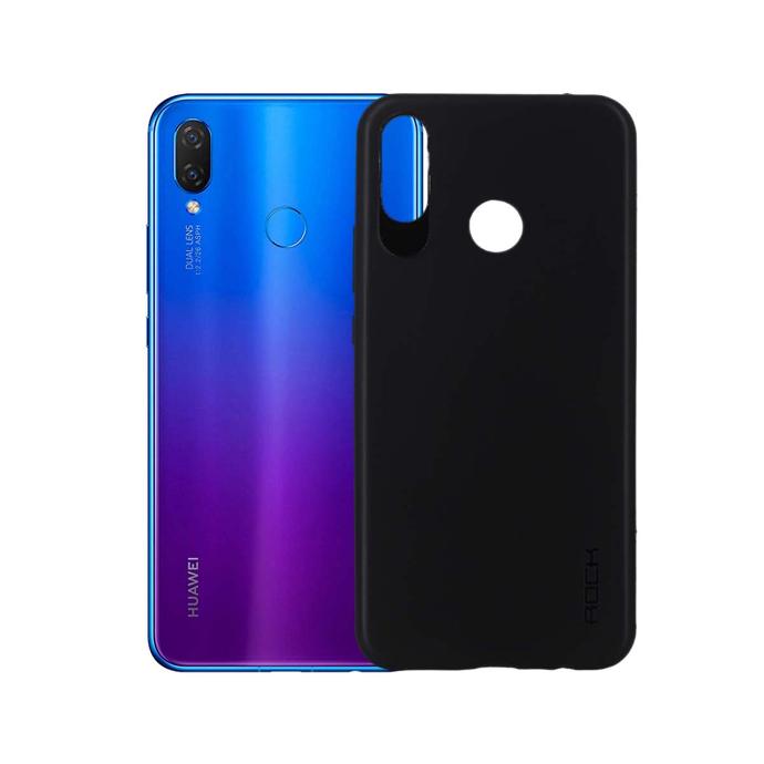 Huawei Nova 3i Rock Soft Silicone Back Case (Black)