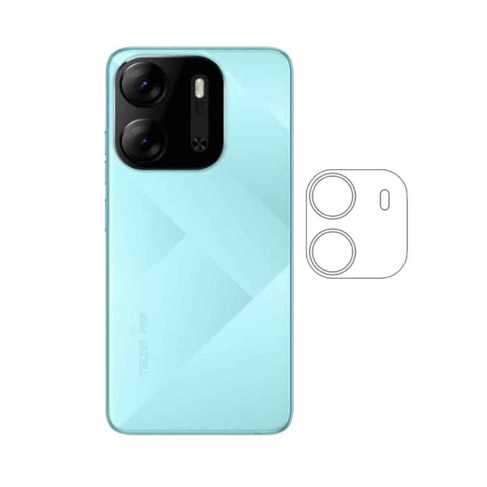 Tecno Pop 7 9H Camera Protector - Durable Glass Lens Shield