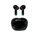 Ronin R-520 True Wireless AirPods - Stylish Black Design (Black)