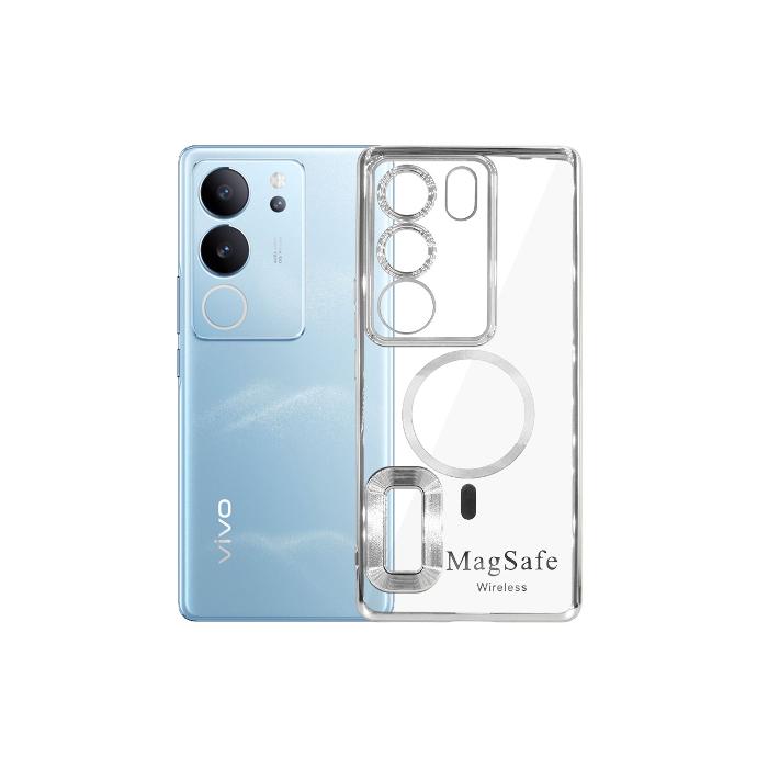[PO29BVIV29-28-7] Vivo V29 / S17 Pro / V29 Pro MagSafe Wireless Silver Case – Slim Cover