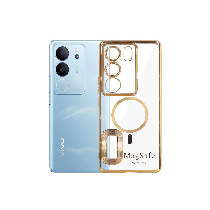 [PO29BVIV29-28-5] Vivo V29 / S17 Pro / V29 Pro MagSafe Gold Case – Slim Magnetic Cover