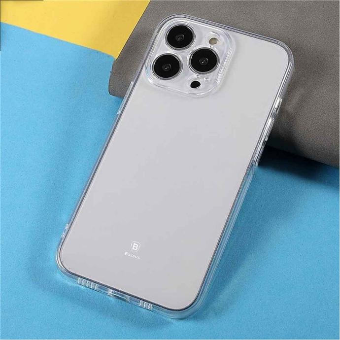 iPhone 15 Pro Max Transparent TPU Case – Baseus Copy Slim Clear Cover