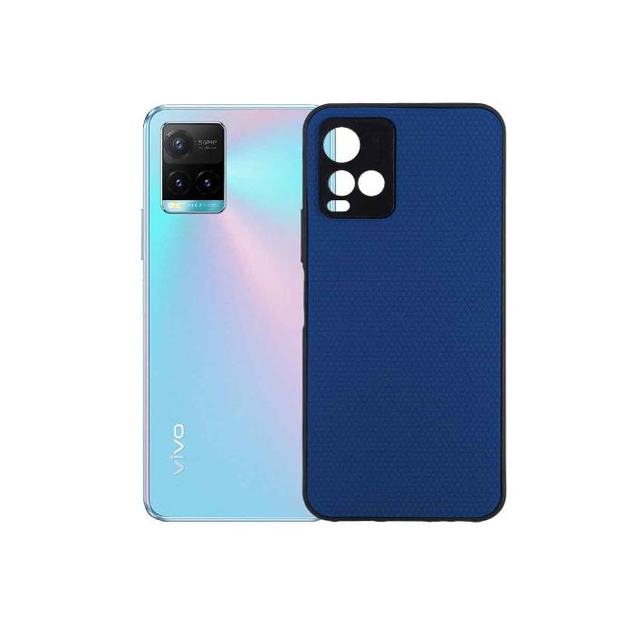 Vivo Y33S|Y21T|Y33T Beehive Copy Official Leather Case (Blue)