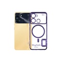 Itel P40 Magsafe Logo CD Chrome Back Case (Purple)