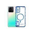 Xiaomi Note 12S CD Chrome Back Magsafe Wireless & Logo Case (Sky Blue)