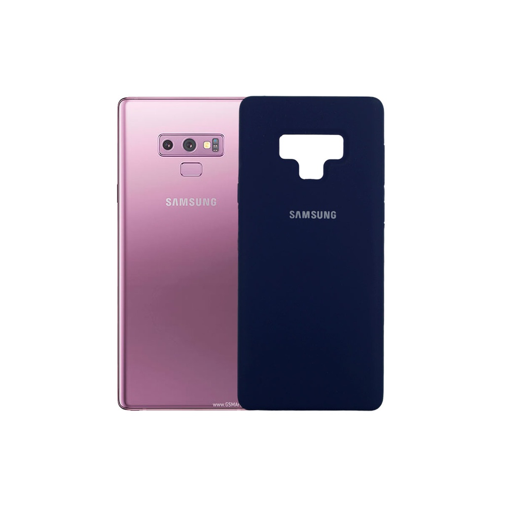 Samsung Note 9 Original Official Soft Silky Case (Navy Blue)