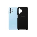 Samsung A13 Original Official Soft Silky Back Case (Black)