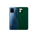 Vivo Y15S|Y15C Hard Leather & Side Silicone Case (Green)