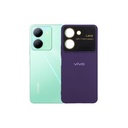 Vivo Y36 Soft Silicone Back With Camera Lens Back Case (Purple)