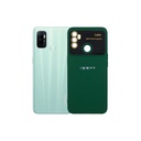Oppo A53 Soft Silicone Back With Camera Lens Back Case (Green)